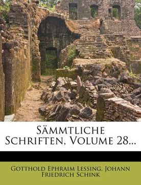 portada Gotthold Ephraim Lessings Sammtliche Schriften. (in German)