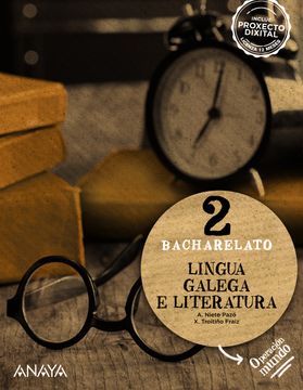 portada Lingua Galega e Literatura 2º Bachillerato Galicia Operacion Mundo (en Gallego)