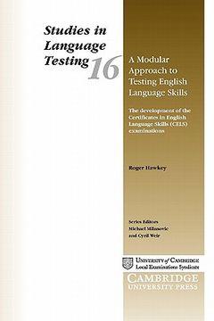 portada A Modular Approach to Testing English Language Skills Paperback: The Development of the Certificates in English (Studies in Language Testing) (en Inglés)