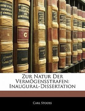 portada Zur Natur Der Vermogensstrafen: Inaugural-Dissertation (in German)