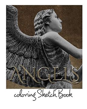 portada Angels Child Adult Coloring Sketchbook (en Inglés)