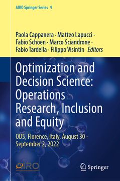 portada Optimization and Decision Science: Operations Research, Inclusion and Equity: Ods, Florence, Italy, August 30--September 2, 2022 (in English)