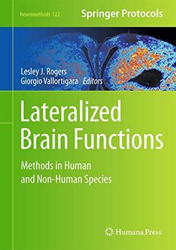 portada Lateralized Brain Functions: Methods in Human and Non-Human Species (Neuromethods, 122) (en Inglés)