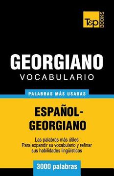 portada Vocabulario español-georgiano - 3000 palabras más usadas