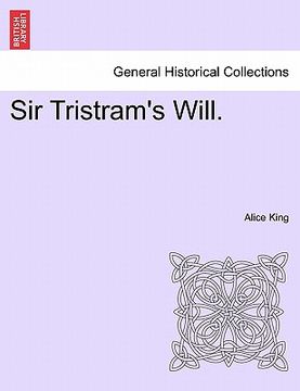 portada sir tristram's will. (in English)