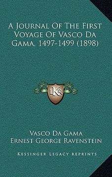 portada a journal of the first voyage of vasco da gama, 1497-1499 (1898) (in English)