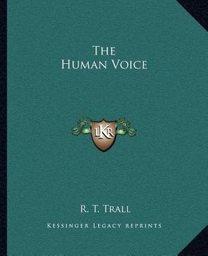 portada the human voice (en Inglés)