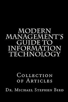 portada modern management's guide to information technology (en Inglés)