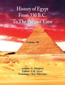 portada History of Egypt From 330 B. C. To the Present Time, (en Inglés)