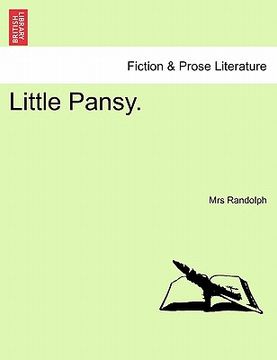 portada little pansy. (in English)