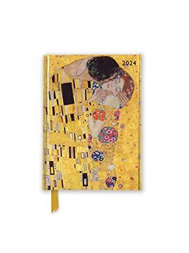 portada Gustav Klimt: The Kiss 2024 Luxury Pocket Diary - Week to View (en Inglés)