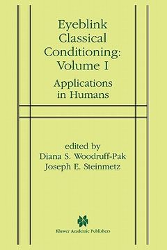 portada eyeblink classical conditioning: volume 1: applications in humans