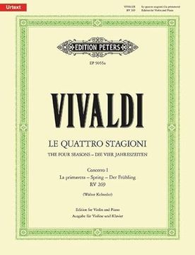 portada Violin Concerto in E Op. 8 No. 1 Spring (Edition for Violin and Piano): For Violin, Strings and Continuo, from the 4 Seaons, Urtext