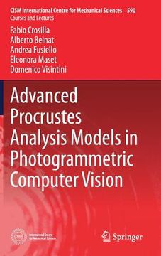 portada Advanced Procrustes Analysis Models in Photogrammetric Computer Vision (en Inglés)