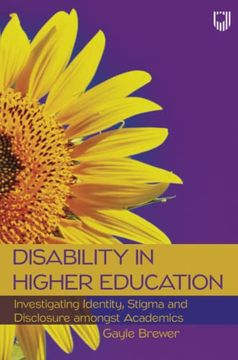 portada Disability in Higher Education (en Inglés)