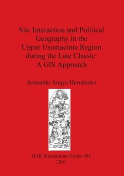 portada Site Interaction and Political Geography in the Upper Usumacinta Region During the Late Classic: A gis Approach (994) (British Archaeological Reports International Series) (en Inglés)
