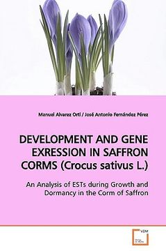 portada development and gene exression in saffron corms (crocus sativus l.) (in English)