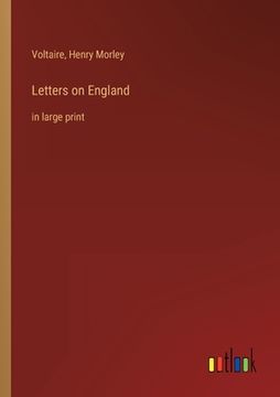 portada Letters on England: in large print (in English)