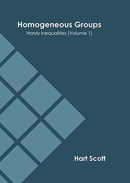 portada Homogeneous Groups: Hardy Inequalities (1) 