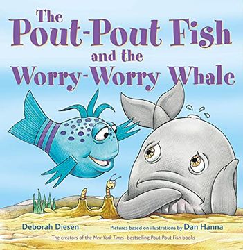 portada The Pout-Pout Fish and the Worry-Worry Whale (Pout-Pout Fish Adventure) (en Inglés)