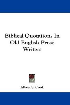 portada biblical quotations in old english prose writers (en Inglés)