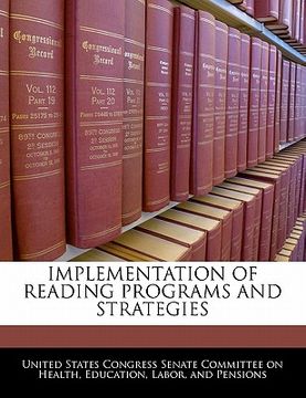 portada implementation of reading programs and strategies (in English)