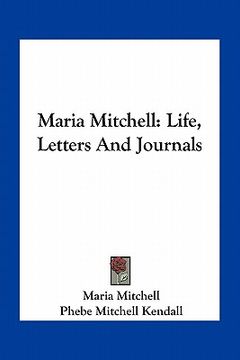 portada maria mitchell: life, letters and journals (en Inglés)