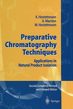 portada preparative chromatography techniques: applications in natural product isolation (en Inglés)