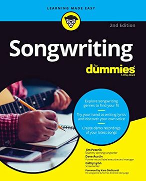 portada Songwriting for Dummies, 2nd Edition (en Inglés)