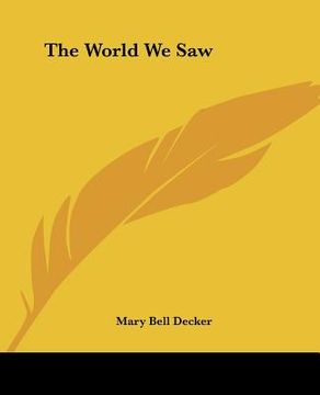 portada the world we saw (en Inglés)