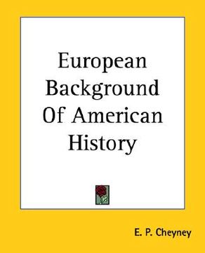 portada european background of american history (en Inglés)