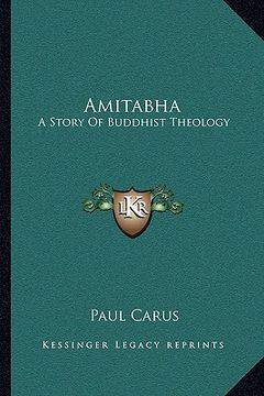 portada amitabha: a story of buddhist theology