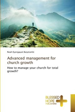 portada Advanced management for church growth (en Inglés)