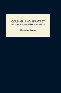 portada counsel and strategy in middle english romance (en Inglés)