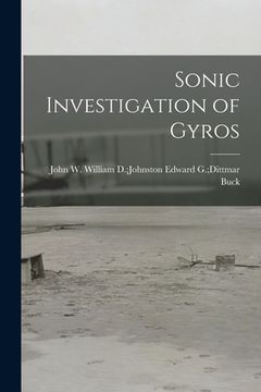 portada Sonic Investigation of Gyros (en Inglés)