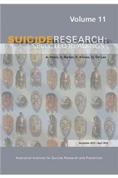 portada Suicide Research: Selected Readings Volume 11 