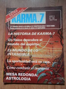 portada Karma. 7. Año X. Nº 100 (Extra Aniversario). La Historia De Karma - 7