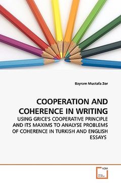 portada cooperation and coherence in writing (en Inglés)