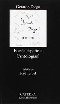 portada Poesía Española: (Antologías) (Letras Hispánicas)