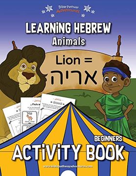 portada Learning Hebrew: Animals Activity Book: 2