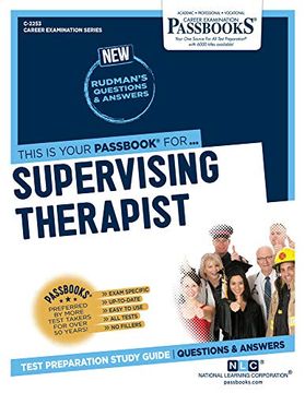 portada Supervising Therapist (Career Examination) (en Inglés)
