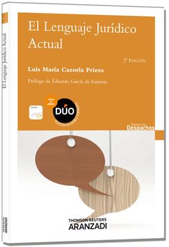 portada El Lenguaje Jurídico Actual (Papel + E-Book) [Jan 31, 2014] Cazorla Prieto, Luis María (in Spanish)