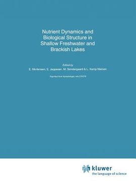 portada Nutrient Dynamics and Biological Structure in Shallow Freshwater and Brackish Lakes (en Inglés)