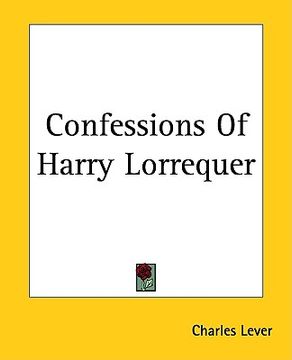 portada confessions of harry lorrequer (en Inglés)