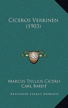 portada Ciceros Verrinen (1903) (en Latin)