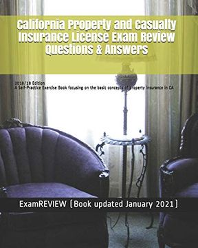 portada California Property and Casualty Insurance License Exam Review Questions & Answers 2018 (en Inglés)