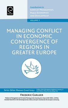 portada managing conflict in economic convergence of regions in greater europe (en Inglés)