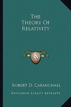 portada the theory of relativity (en Inglés)