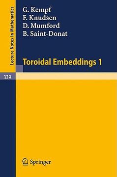 portada toroidal embeddings 1 (en Inglés)