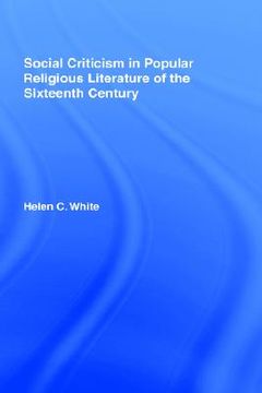 portada social criticism in popular religious literature of the sixteenth century (en Inglés)